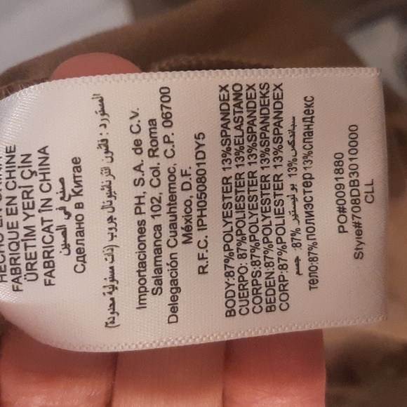 Kardashian Kollection Asymmetrical Brown Dress - Picture 9 of 9